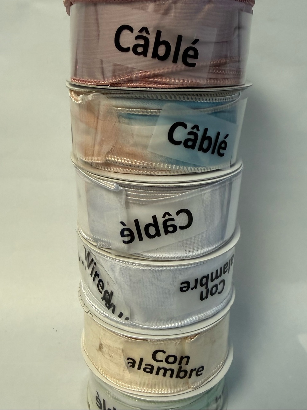 OFFRAY Wired Ribbon Spool Set NWT - Picture 4 of 4